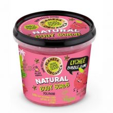 Scrub de corp delicios Skin Supergood Lychee Bubble Gum, 360 ml